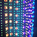 Kristāla LED lodīšu virknes krāsu maiņa DMX vadība